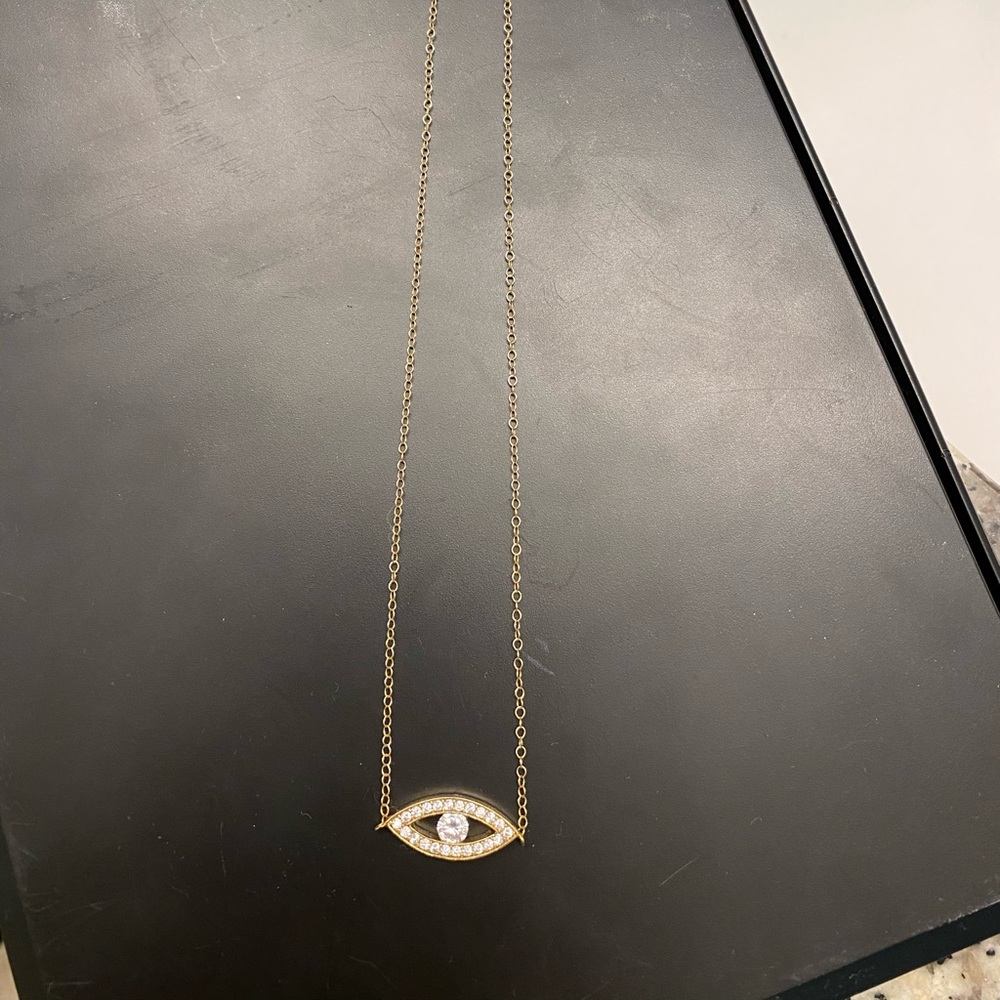 Evil Eye Gold Necklace